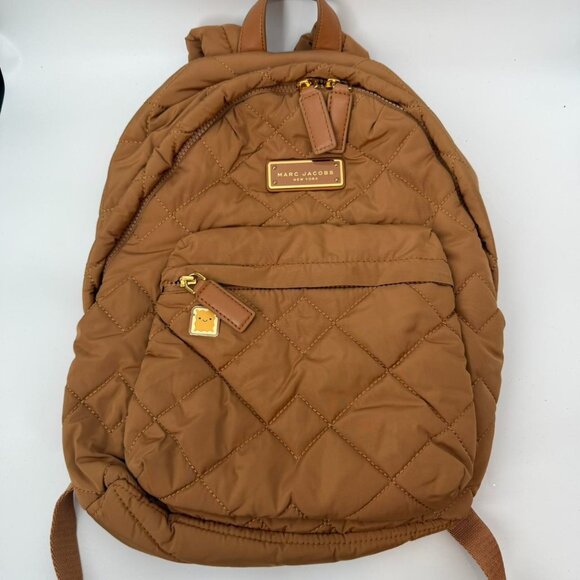 Marc Jacobs Handbags - Marc Jacobs brown quilted backpack